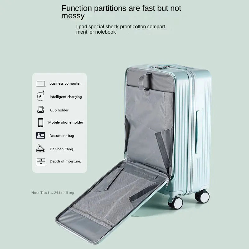 Front Opening Suitcase