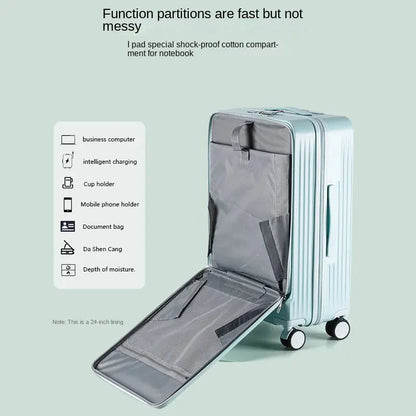 Front Opening Suitcase