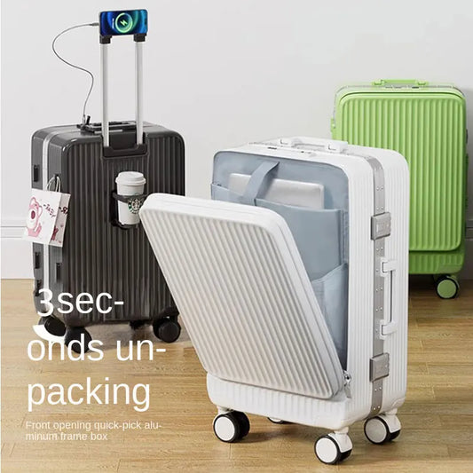 Front Opening Suitcase