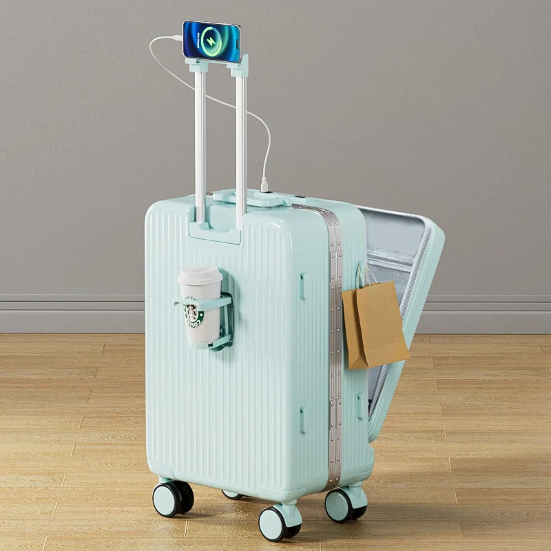 Front Opening Suitcase