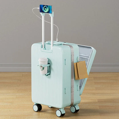 Front Opening Suitcase