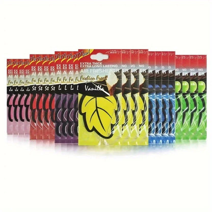 3/6pcs Leaf Shape Car Air Freshener