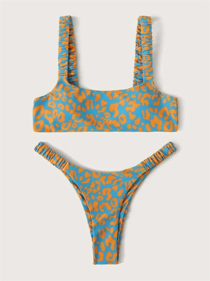 Women's Leopard Push Up Swimsuit