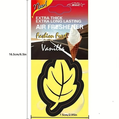 3/6pcs Leaf Shape Car Air Freshener