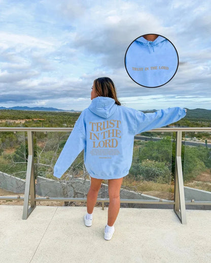 Love Like Jesus Letter Print Hoodie