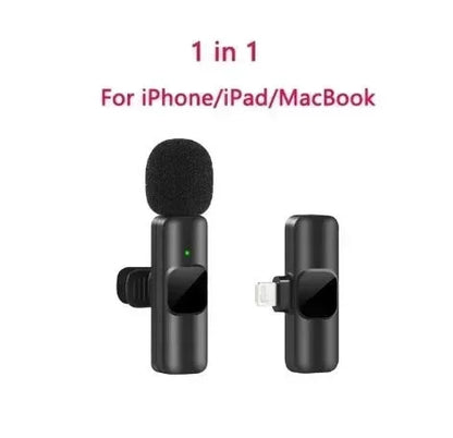 Wireless Microphone For iPhone Android Laptop