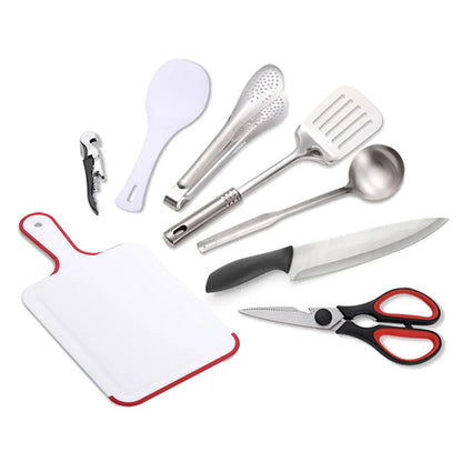 9pcs Portable Travel Utensils