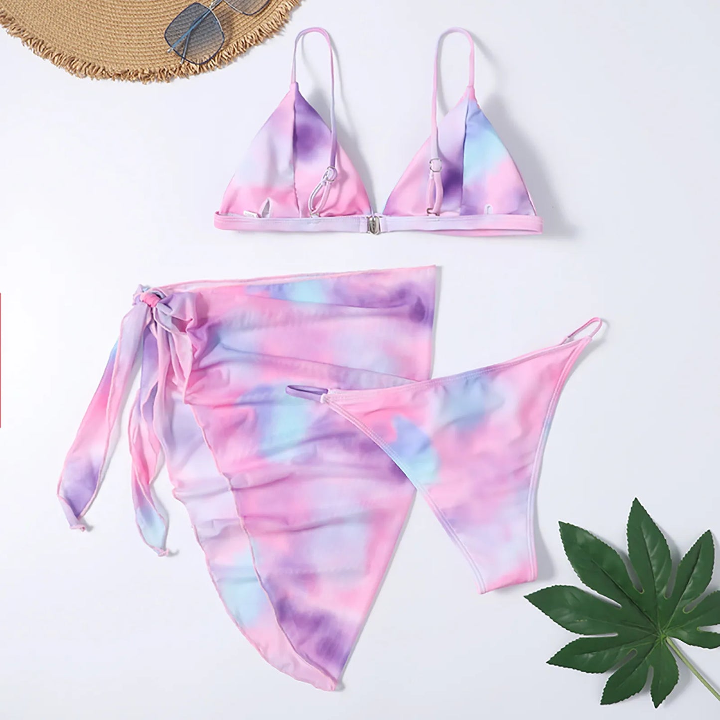 Woman's Three-Piece Bikini