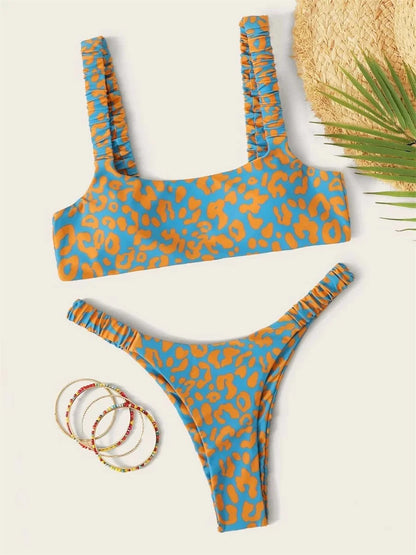 Women's Leopard Push Up Swimsuit