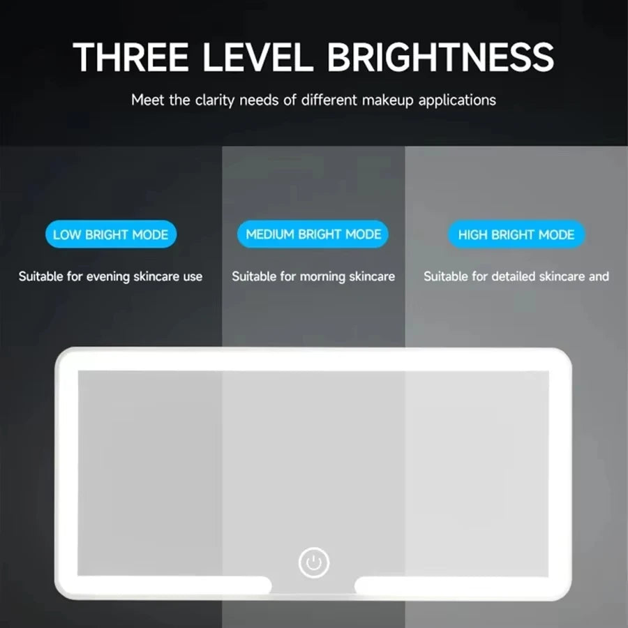 LED Car Makeup Mirror