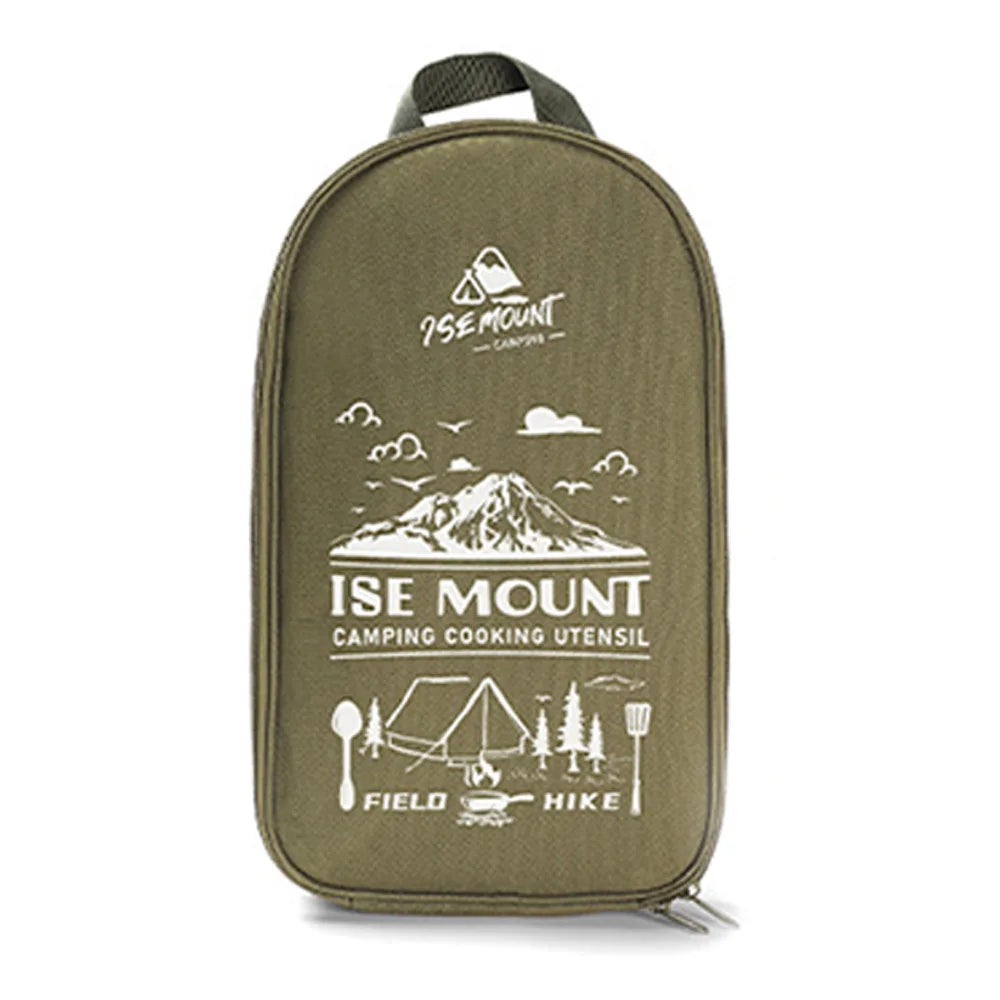 9pcs Portable Travel Utensils