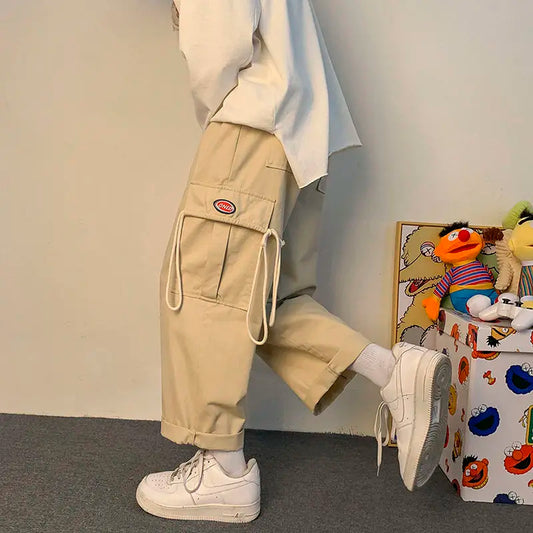 Korean Style Wide leg Cargo