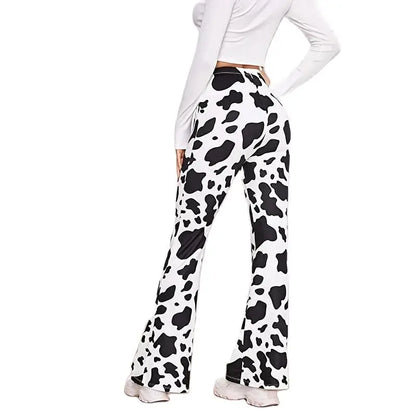 Women's Cow Printed Pants
