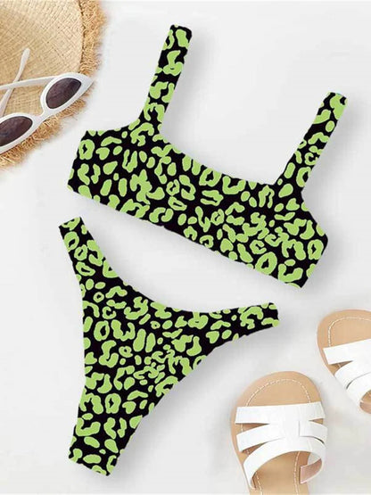 Women's Leopard Push Up Swimsuit