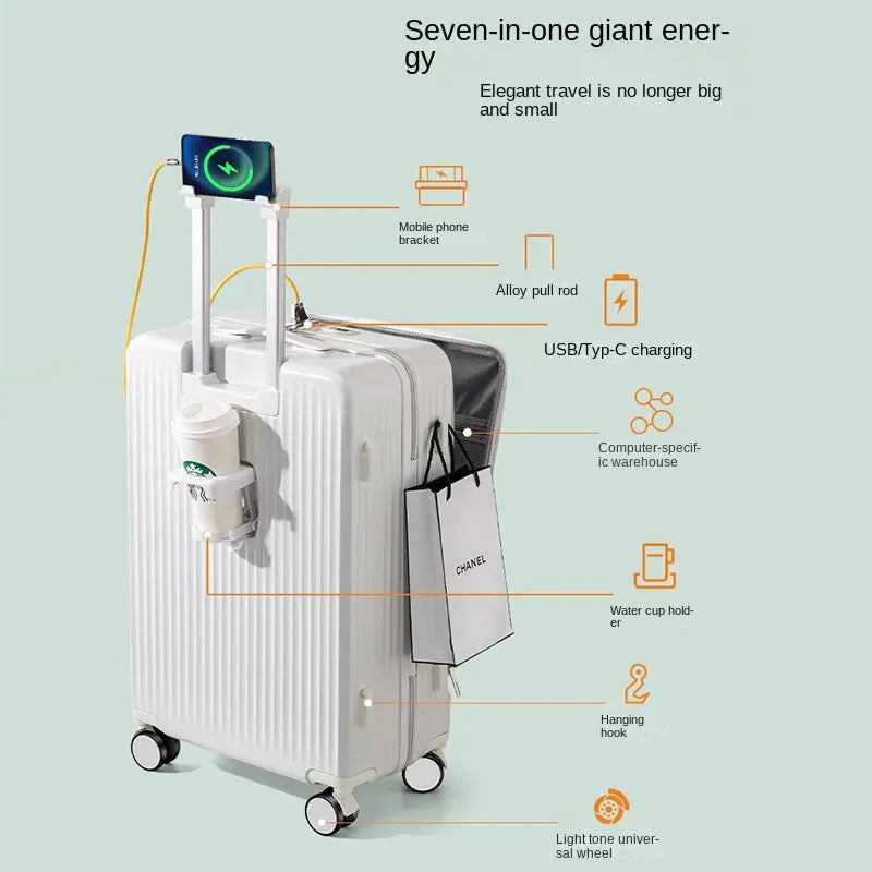 Front Opening Suitcase