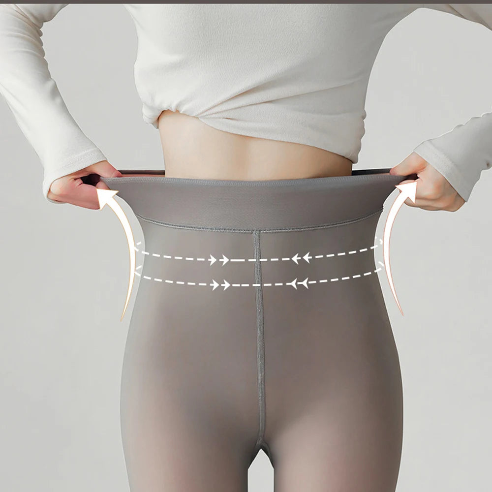 1 PCS Women Warm Fleece Tights
