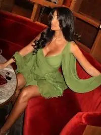 Women's Pleated Lace Up Mini Dress