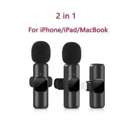 Wireless Microphone For iPhone Android Laptop