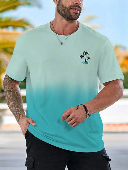 Summer Casual Men's Short Sleeve Top
