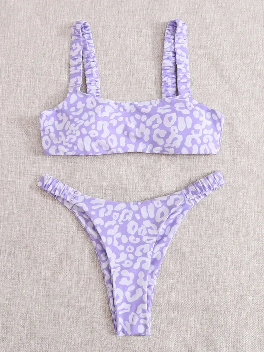 Women's Leopard Push Up Swimsuit