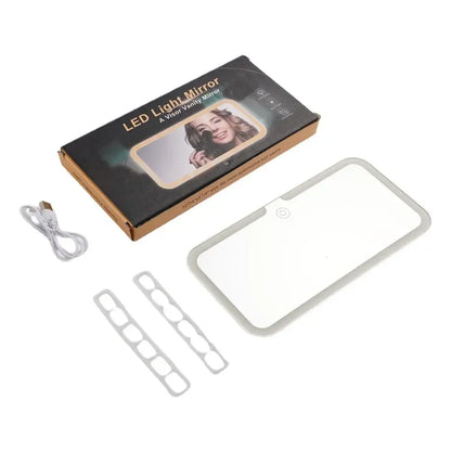 LED Car Makeup Mirror