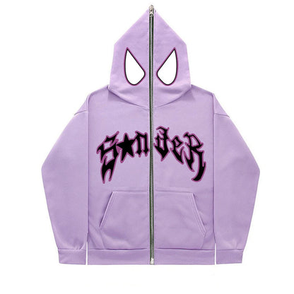 Spider Print Hoodie