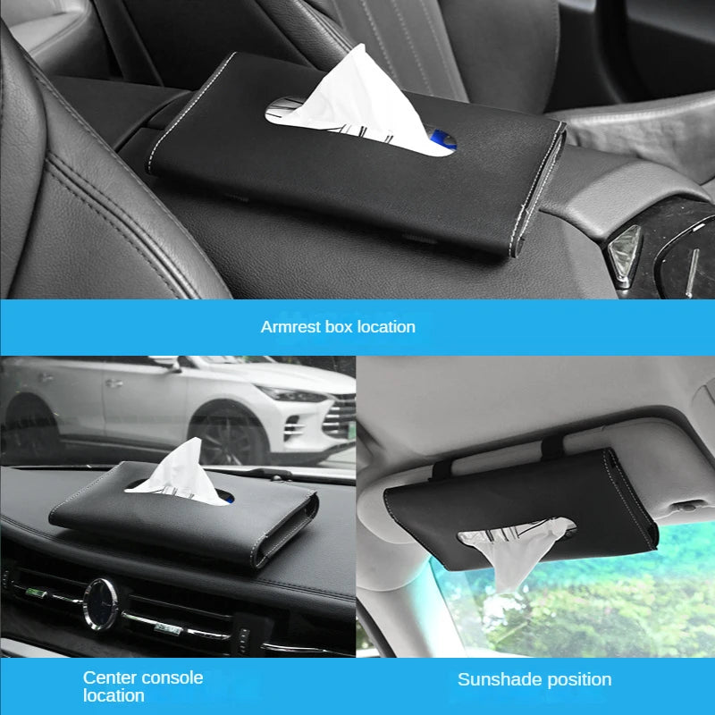 Car Sun Visor Tissue Box