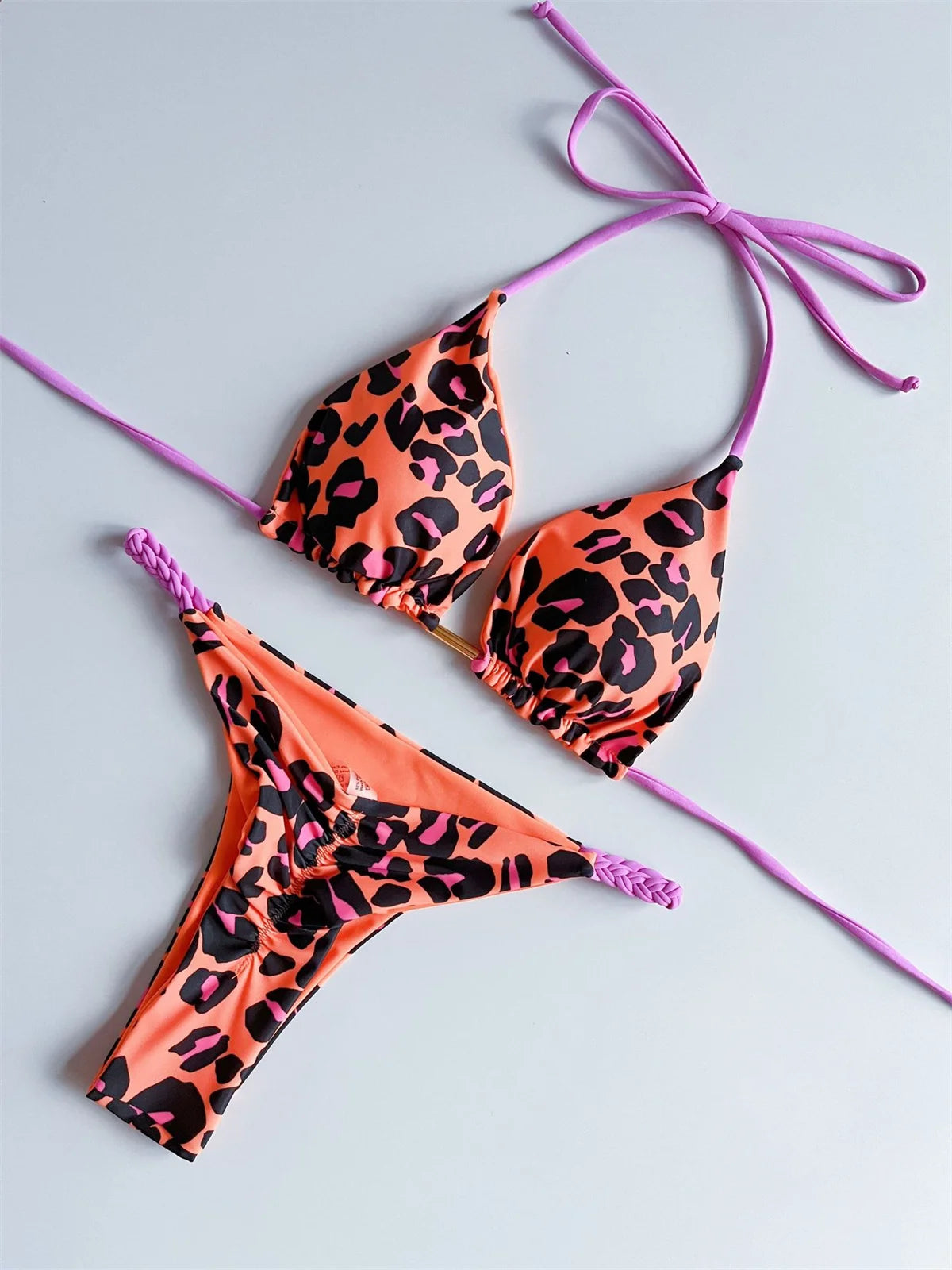 Women's Leopard Push Up Swimsuit