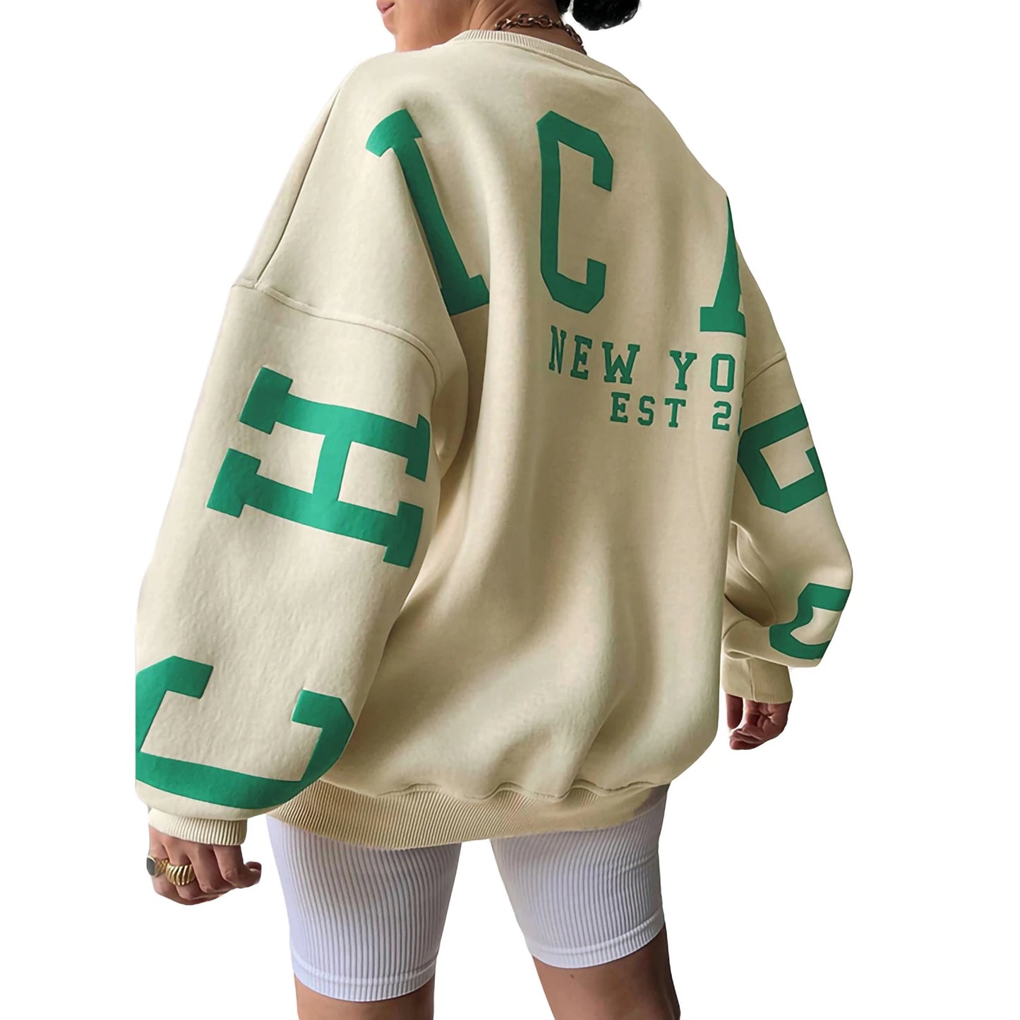 Women's Grunge Pullover Sweatshirt