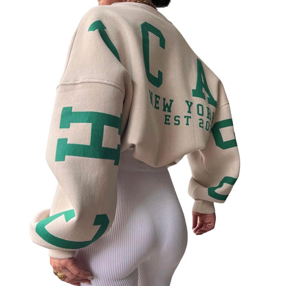 Women's Grunge Pullover Sweatshirt