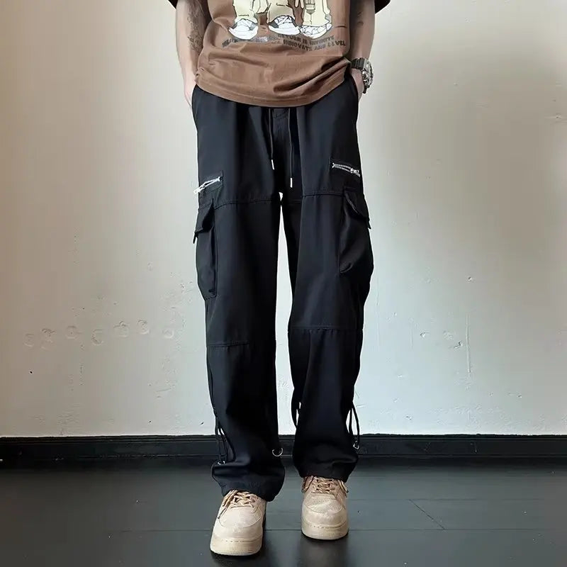 Mens Retro Cargo Trousers