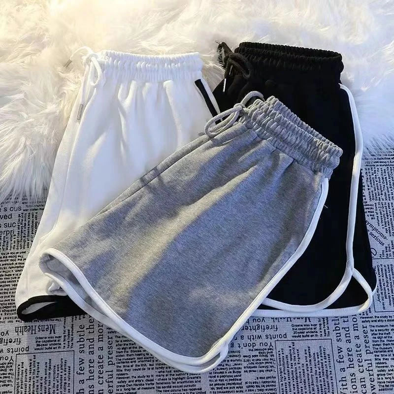 Striped Women's Sports Shorts