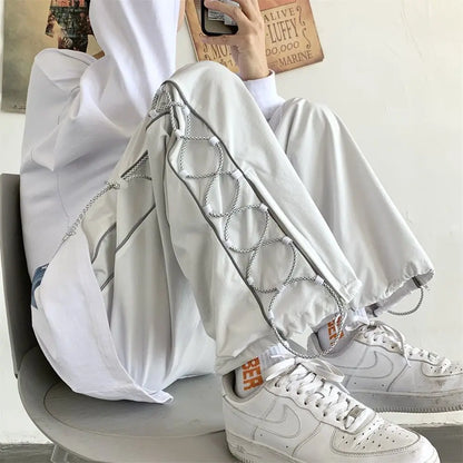 Streetwear White Cargo Pants