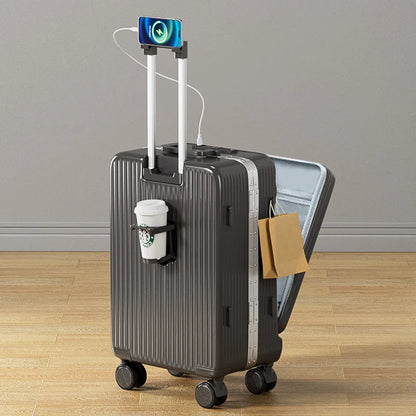 Front Opening Suitcase