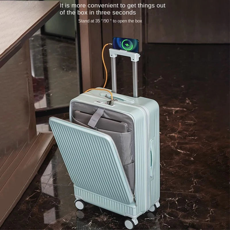 Front Opening Suitcase