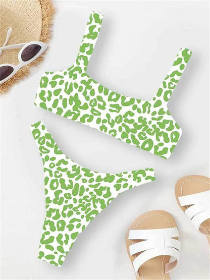 Women's Leopard Push Up Swimsuit