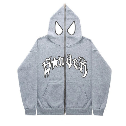 Spider Print Hoodie