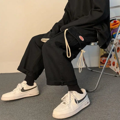 Korean Style Wide leg Cargo
