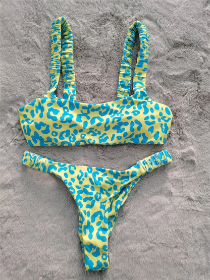 Women's Leopard Push Up Swimsuit