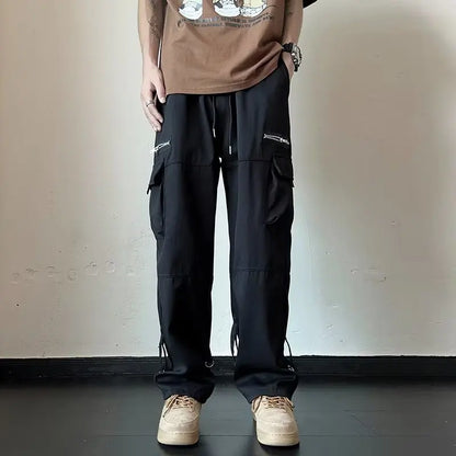 Mens Retro Cargo Trousers