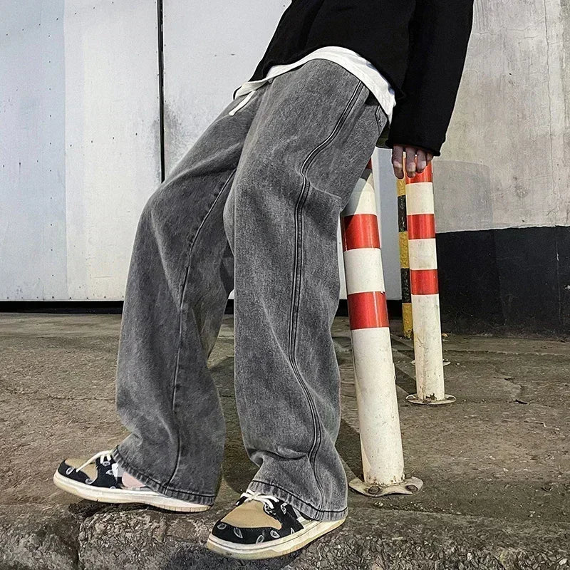Streetwear Loose Korean Style Jeans