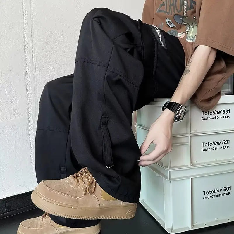 Mens Retro Cargo Trousers