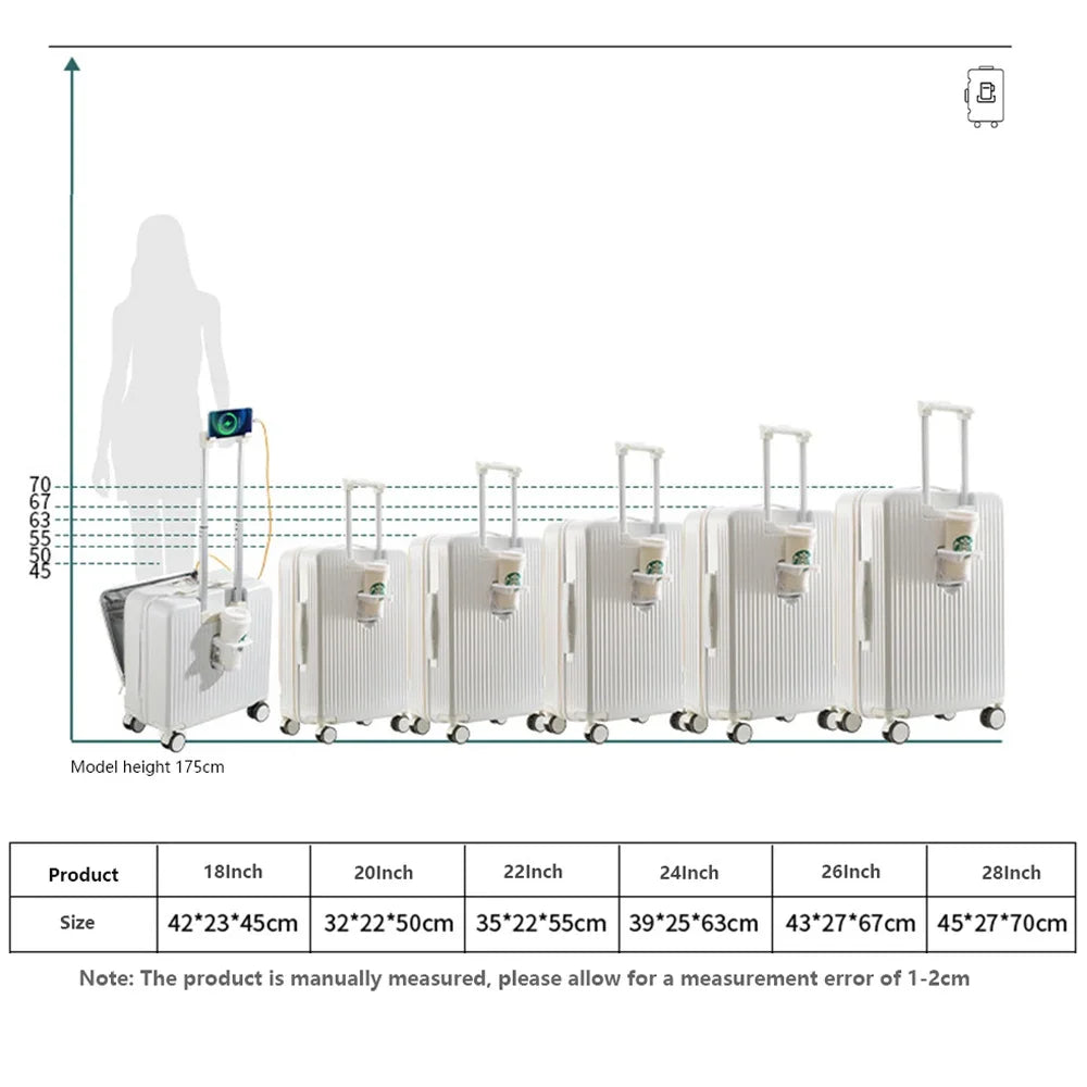 Aluminum Frame Travel Suitcase
