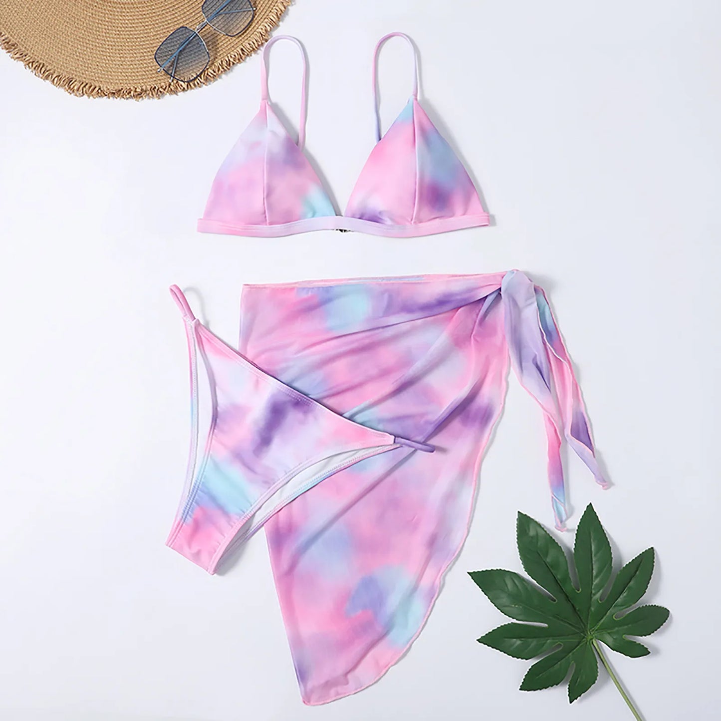 Woman's Three-Piece Bikini